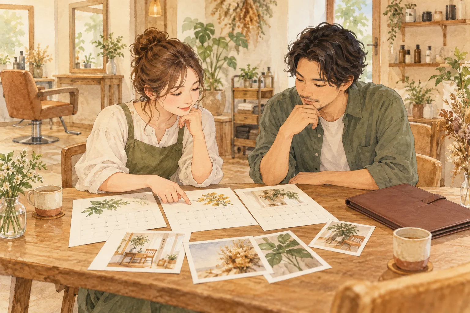 変更履歴と集計の定義を担当者と照合する説明用イラスト