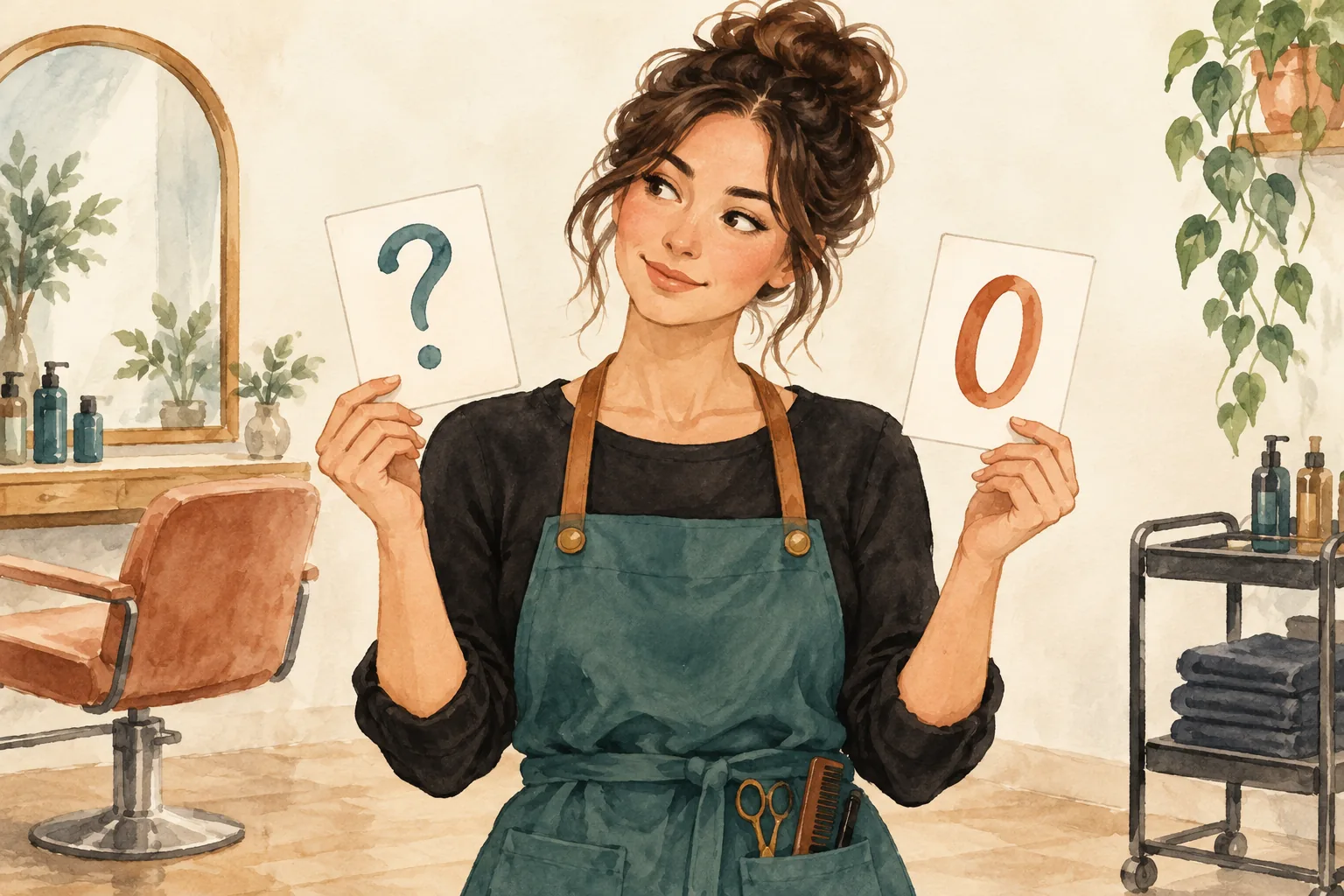 不明を表す疑問符と0を別のカードにして区別する説明イラスト